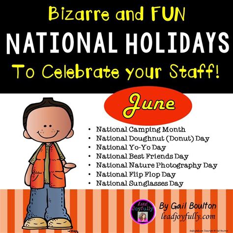 Bizarre And Fun National Holidays To Celebrate Your Staff June Bundle