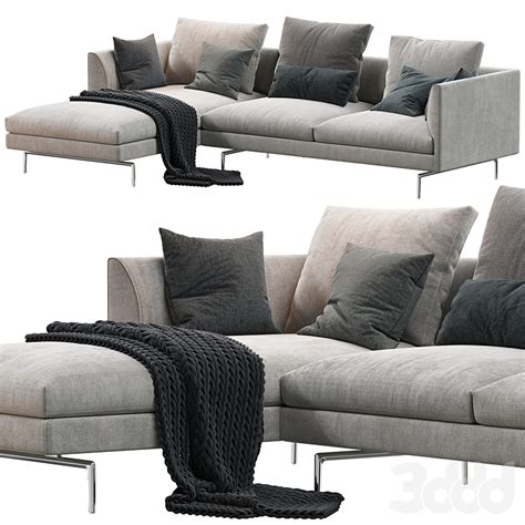 1333 Flamingo Zanotta Sofa Диваны 3D модель