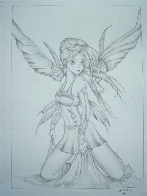 Namrata's Sketches & Art: Angel Sketch
