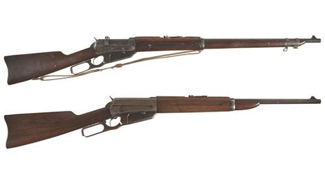 Two Winchester Model 1895 Lever Action Long Guns Rock Island Auction