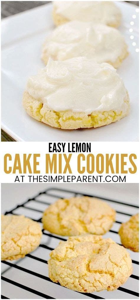 The most ridiculous vanilla cake. Lemon Cake Mix Cookies Recipe - This easy cookie recipe ...