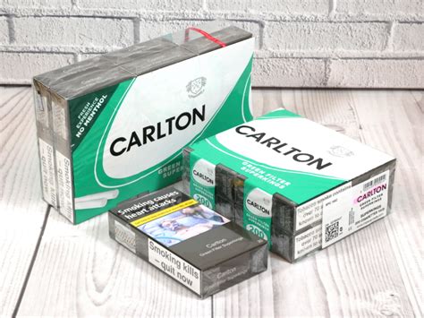 Carlton Green Filter Superkings 10 Packs Of 20 Cigarettes 200
