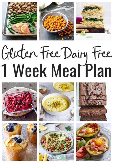Gluten Free Dairy Free Week Meal Plan The Fit Cookie