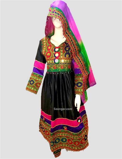 Black Onyx Afghan Dress Seengar Fashion