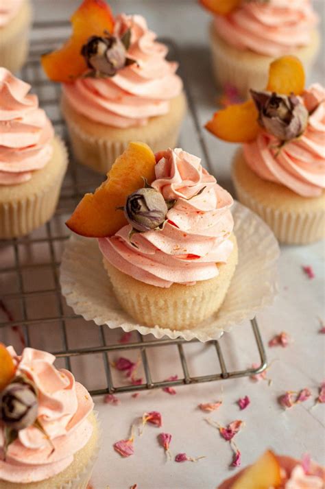 Peach Rose Cupcakes Caked By Katie