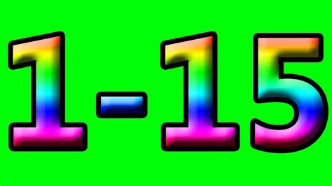 Super Simple Learning To Count To 15 Counting 1 15 Rainbow Numbers