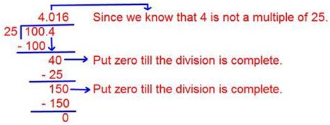 Division Of A Decimal By A Whole Number Rules Of Dividing Decimals