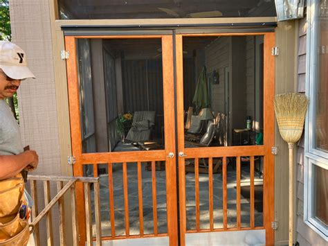 Fitting Custom Screen Doors Craftsman Exterior Other By Dave