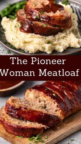 Mix together the bread and milk in a bowl and set aside. The Pioneer Woman Meatloaf | Meatloaf recipes pioneer ...