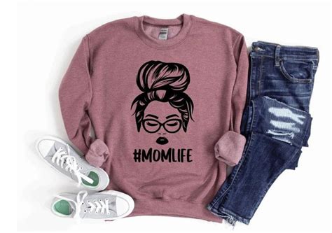 Mom Life Sweatshirt Sp25ag0 Mom Life Shirt Sweatshirts Mom Life