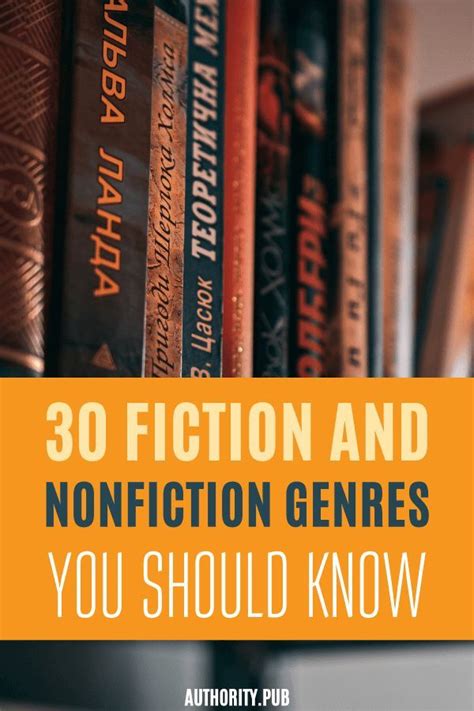 List Of Book Genres 30 Fiction And Nonfiction Genres You Should Know