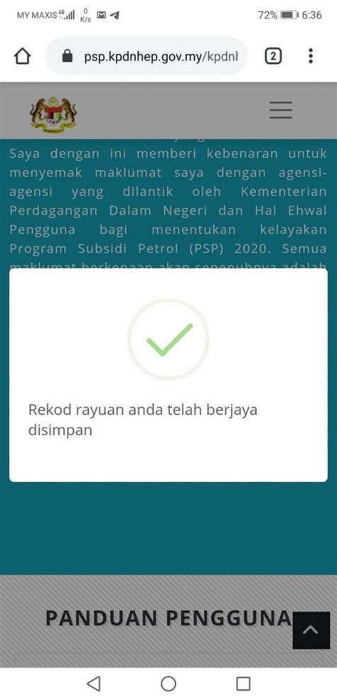 Bagi mengelakkan para pemohon beratur panjang di hadapan mesin atm, pemohon boleh semak dahulu status pembayaran sebelum keluar dari rumah. Cara Semak Kelayakan Bantuan Program Subsidi Petrol (PSP ...