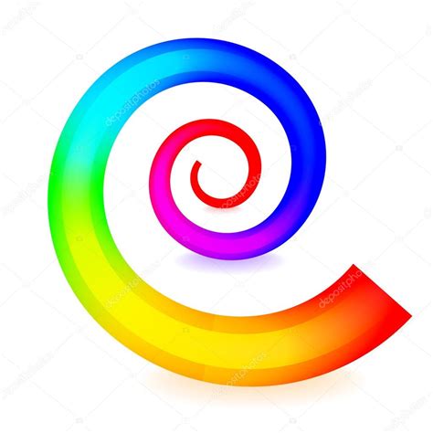 Elemento Espiral Colores — Vector De Stock © Bradich 21272265