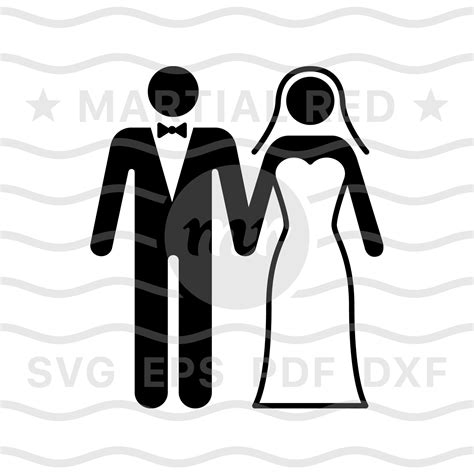 Wedding Svg Marriage Svg Bride And Groom Svg Married Svg Etsy Canada