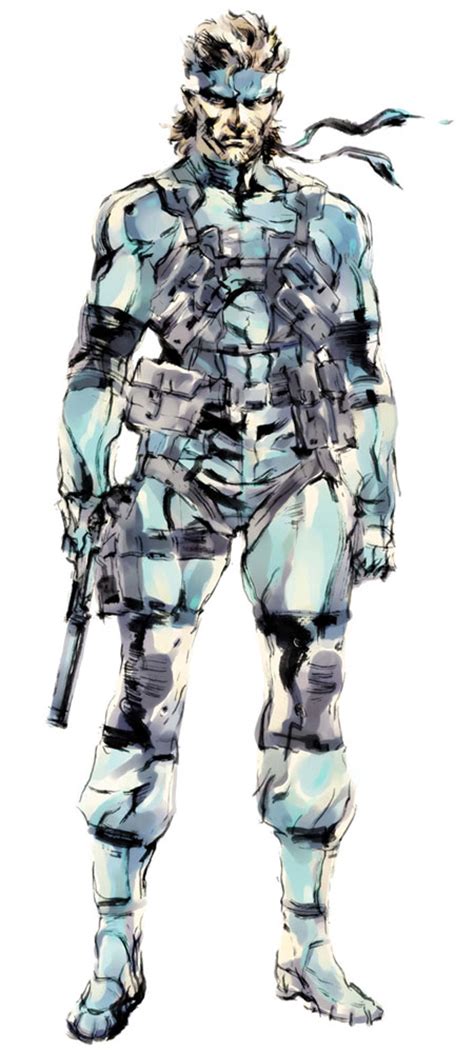 Solid Snake Art Metal Gear Solid 2 Sons Of Liberty Art Gallery