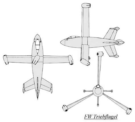 Focke Wulf Fw Triebflügel Plane Encyclopedia