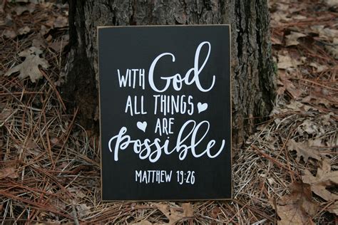 With God All Things Are Possible Quotes Inspiration