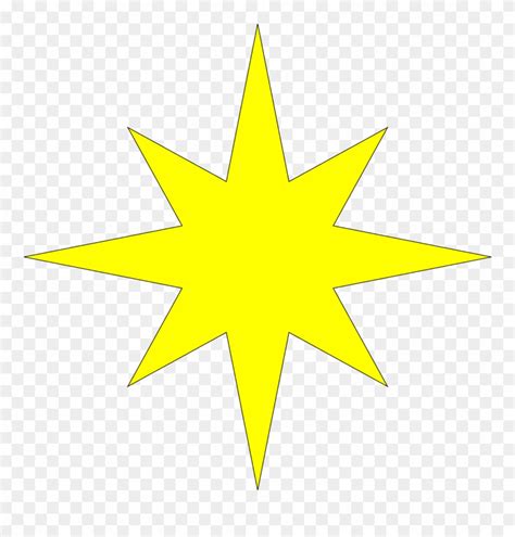 12 Point Star Clip Art