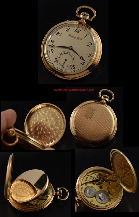 IWC Pocket Watch 14k. Solid Gold | WatchesToBuy.com