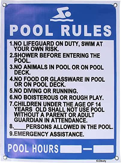 Pool Safety Signage