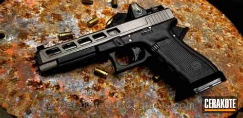 Glock 34 Handgun With A H 237 Tungsten Finish By John Brubaker Cerakote