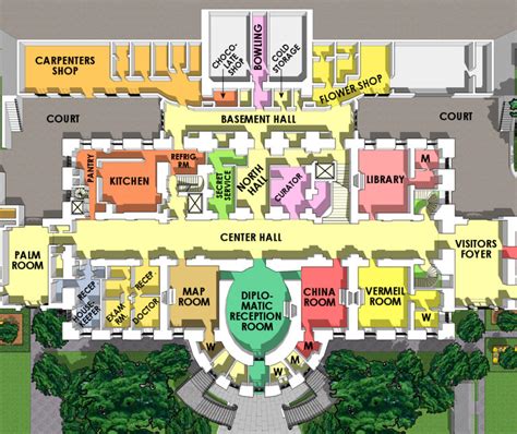 Peeking White House Floor Plan Ayanahouse