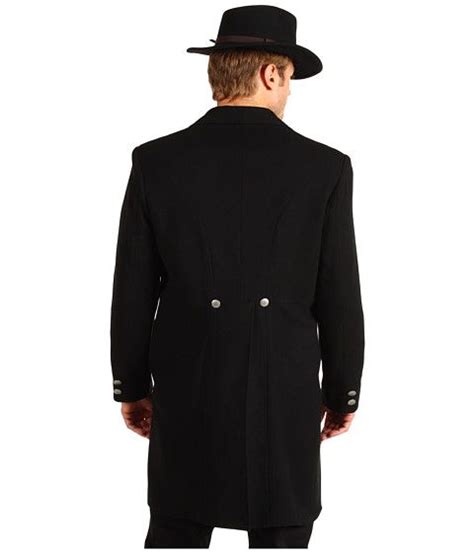 Scully Authentic Western Wool Frock Coat Black Free