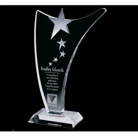 Transparent Acrylic Trophy At Rs 325 Acrylic Award In Mumbai Id