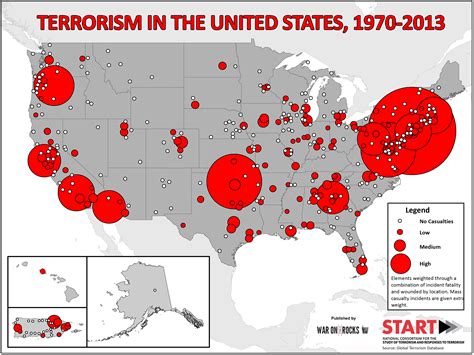 What Does Four Decades Of Terrorism In The Us Look Like War On The