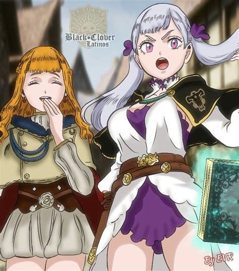 Noelle Silva And Mimosa Vermilion Black Clover Art By