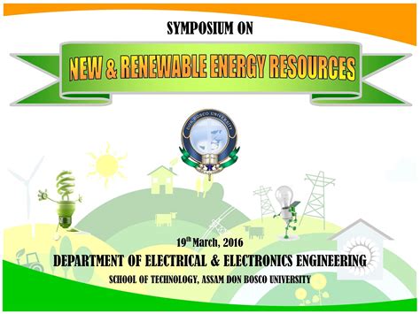 Department Of Eee Adbu Symposium On New And Renewable Energy Resources