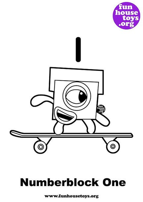 Fun House Toys Numberblocks Coloring Pages Inspirational Coloring