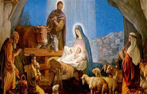 Christmas Nativity Wallpapers Wallpaper Cave