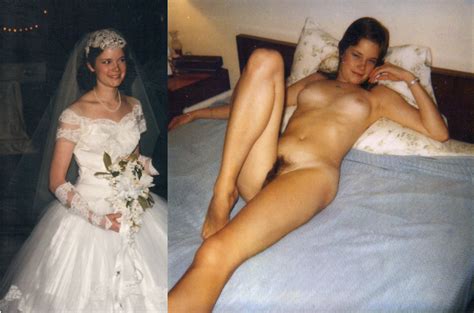 Sexy Bride Dressed Then Nude Weddingsgonewild