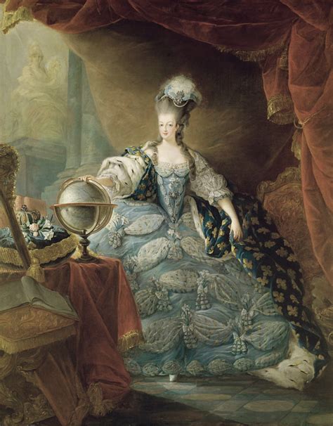 Retrato De María Antonieta 1755 1793 Reina De Francia 1775