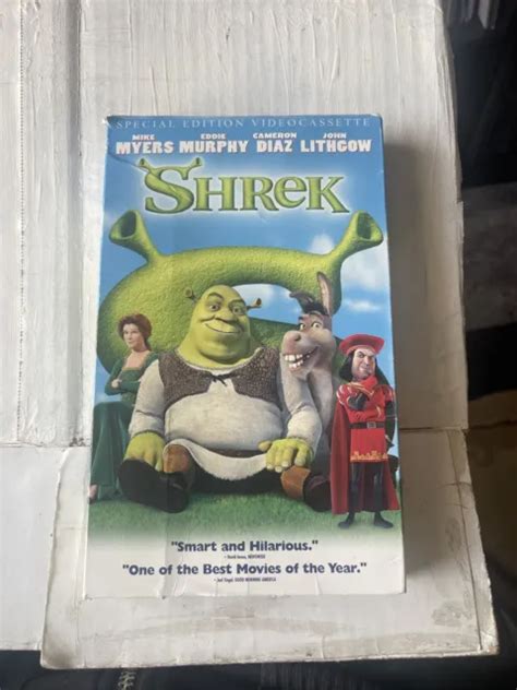 Shrek And Shrek 2 Disney Vhs Tape 2001 And 2004 £1560 Picclick Uk