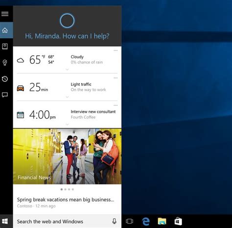 Microsofts Cortana Is Like Siri With A Human Personality The Huffington Post