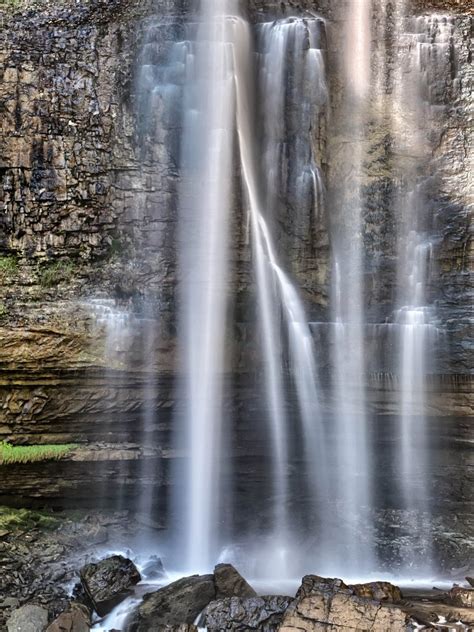 Waterfall Over Rocks Royalty Free Stock Photo