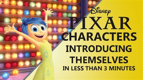 Walt disney has just announced all the movies it'll be releasing this year (that's 2020). Disney Pixar Main Characters (1995-2016) - YouTube