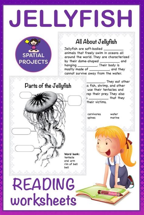 All About Jellyfish Nonfiction Unit Literacy Center Activity Writing
