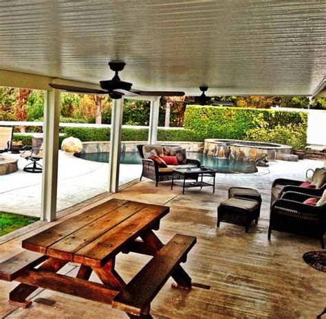 Keep in mind that wooden patio covers do not last as long as other materials, and there are many types of wood that can be used to make them, making if you installed a vinyl patio cover yourself, a solid patio would cost $1,800 to $4,000, and a lattice patio cover would cost from just under $1,000. Pin by Patio Kits Direct on #diy #alumawood #patiocover #kits by patiokitsdirect.com | Patio ...