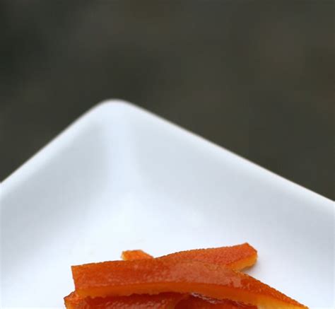 Carotte Lychee Recette Pelures d oranges confites