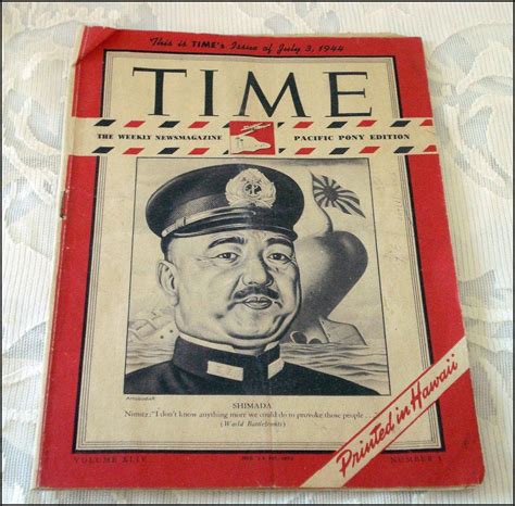 Time Magazine Wwii Pacific Pony Edition From July 3 1944 Etsy Time