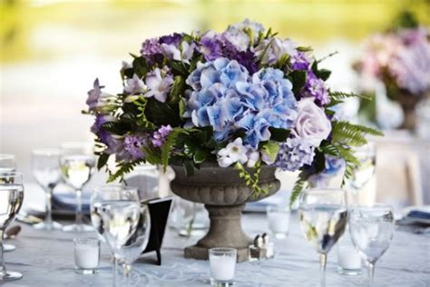 Blue Hydrangea Wedding Flowers