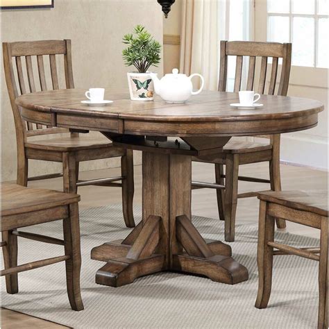 Rutledge Pedestal Extendable Solid Wood Dining Table And Reviews Joss