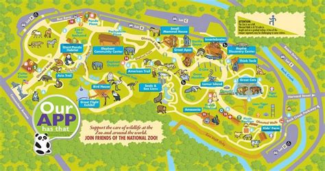 Visit The Smithsonians National Zoo Zoo Map Dc Zoo Washington Zoo