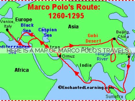 Marco Polo Travel Route Map