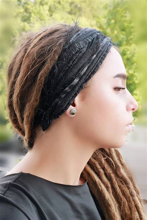 Dreadlock Accessories Dread Wrap Headband Self Tie Adjustable Etsy