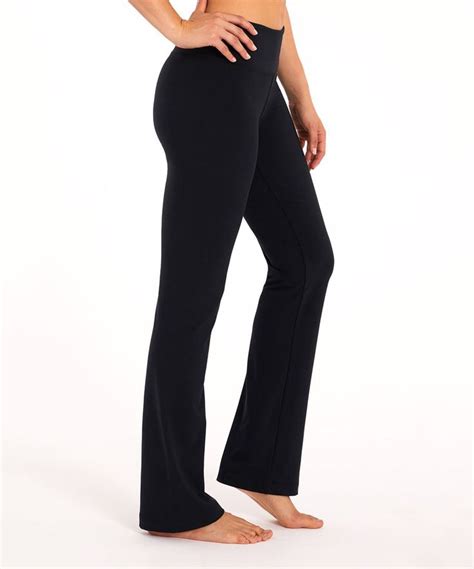 Black 34 Barely Flare Pants Women In 2023 Black Yoga Pants Outfit