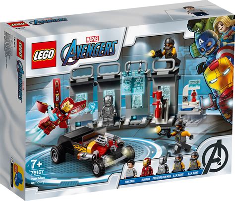 76167 Lego Marvel Avengers Iron Man Armory Super Heroes Set 258 Pieces